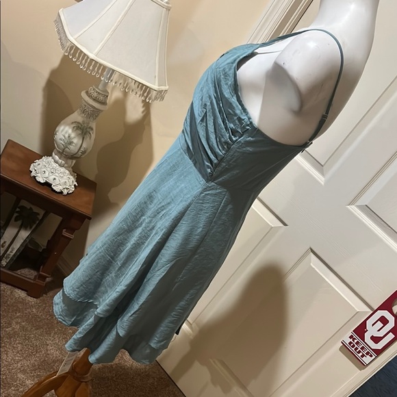 Cupshe Light Blue Spaghetti Strap Mini Dress. Small. NWT - Picture 3 of 12